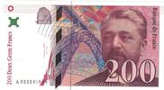 Frankreich 200 Francs Eiffel, A.023, UNZ-, Fayette:75.2, KM:159a -