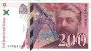 Frankreich 200 Francs Eiffel, A.023, UNZ, Fayette:75.2, KM:159a -