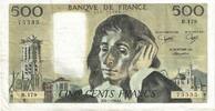 Frankreich 500 Francs Pascal, B.179, SS+, Fayette:71.28, KM:156e -
