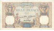 Frankreich 1000 Francs Cérès et Mercure, F.912, SS, Fayette:37.5 -