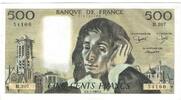 Frankreich 500 Francs Pascal, H.207, VZ, Fayette:71.31, KM:156e -