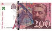 Frankreich 200 Francs Eiffel, R.002493649, VZ, Fayette:75.01, KM:159a -