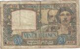 Frankreich 20 Francs Science et Travail, E.3775, S, Fayette:12.14 -