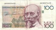 Belgien 100 Francs Geldschein, Undated (1982-94), KM:142a, SS -