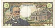 Frankreich 5 Francs Pasteur, T.2, SS+, Fayette:61.1, KM:146a -