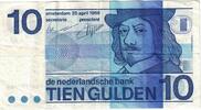 Niederlande 10 Gulden Geldschein, KM:91b, SS -
