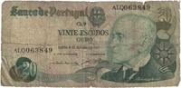 Portugal 20 Escudos Geldschein, 1978-10-04, KM:176b, SGE -