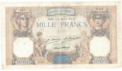 Frankreich 1000 Francs Bleu et Rose, H.645, S+, Fayette:37.1, KM:79a -