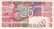 Niederlande 25 Gulden Geldschein, 1989-04-05, KM:100, SS+ -