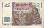 Frankreich 50 Francs Le Verrier, K.53, SS+, Fayette:20.7, KM:127b -