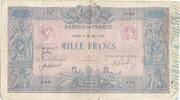 Frankreich 1000 Francs Bleu et Rose, O.945, S+, Fayette:36.30, KM:67g -