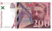 Frankreich 200 Francs Eiffel, A.023, UNZ-, Fayette:75.2, KM:159a -