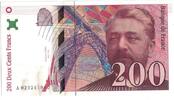 Frankreich 200 Francs Eiffel, A.023, VZ+, Fayette:75.2, KM:159a -