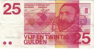 Niederlande 25 Gulden Geldschein, 1971-02-10, KM:92a, SS -