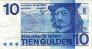 Niederlande 10 Gulden Geldschein, KM:91b, SS -