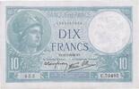 Frankreich 10 Francs Minerve, C.70482, UNZ-, Fayette:7.4, KM:84 -