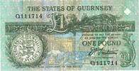 Guernsey 1 Pound Geldschein, KM:52b, VZ -