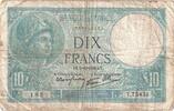 Frankreich 10 Francs Minerve, T.73435, S+, Fayette:7.10, KM:84 -