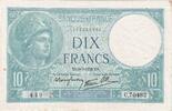 Frankreich 10 Francs Minerve, C.70482, VZ, Fayette:7.4, KM:84 -
