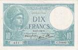 Frankreich 10 Francs Minerve, C.70482, UNZ-, Fayette:7.4, KM:84 -