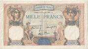 Frankreich 1000 Francs J.10247 317, VZ+, Fayette:38.50, KM:90c -