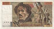 Frankreich 100 Francs Delacroix, O.19 323120, SS, Fayette:69.4a, KM:154b -