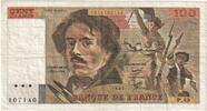 Frankreich 100 Francs Delacroix, P.49 107140, SS, Fayette:69.4a, KM:154b -