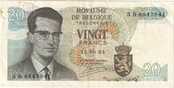 Belgien 20 Francs 1964-06-15, KM:138, VZ+ -