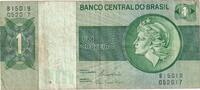Brasilien 1 Cruzeiro Undated (1975), KM:191Ab, S+ -