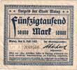 Deutschland 50000 Mark 1923-07-02, S+ -