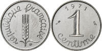 Frankreich Centime Épi, Paris, Stainless Steel, STGL, Gadoury:91 -
