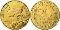 Frankreich 20 Centimes Marianne, Paris, FDC, Aluminum-Bronze, STGL -
