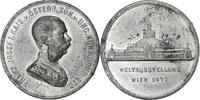 Österreich Medaille François-Joseph I, Weltausstellung, Zinn, SS -