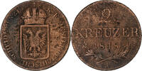 Österreich 2 Kreuzer Franz Joseph I, Kupfer, S, KM:2188 -