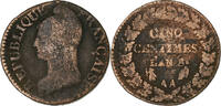 Frankreich 5 Centimes Dupré, Metz, Bronze, SGE+, Gadoury:126a -