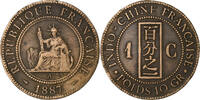 French Indochina Cent French Indo-China, Paris, Bronze, SS, Lecompte:39, KM:1 -