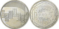 Frankreich 5 Euro Egalité, UNZ, Silber, Gadoury:EU646 -