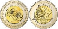 Slowenien 2 Euro unofficial private coin, Bi-Metallic, STGL -