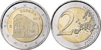 Spanien 2 Euro Églises du royaume des Asturies, UNZ, Bi-Metallic -