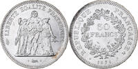 Frankreich 50 Francs Hercule, Avers 20 francs, Silber, VZ, Gadoury:882a -