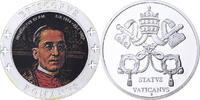 Vatikanstadt Medaille Vatikan, Le Pape Benoit XV, Silver Plated Copper, STGL -