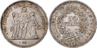Frankreich 50 Francs Hercule, Avers 20 francs, Silber, SS+ -