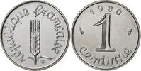 Frankreich Centime Épi, Paris, série FDC, Stainless Steel, STGL -