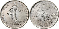 Frankreich 5 Francs Semeuse, Paris, FDC, Nickel Clad Copper-Nickel -