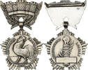 Frankreich Medaille Collectivités locales, Excellent Quality, Crouzat -