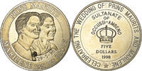 Niederlande 5 Dollars Wedding of Prins Maurits and Marilene -