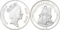 Fiji 10 Dollars Elizabeth II, Silber, STGL -