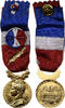 Frankreich Medaille Honneur-Travail, République Française, Palme -