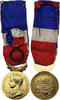 Frankreich Medaille Honneur-Travail, République Française, Couronne -