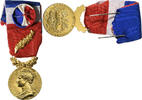 Frankreich Medaille Honneur-Travail, République Française, Palme -